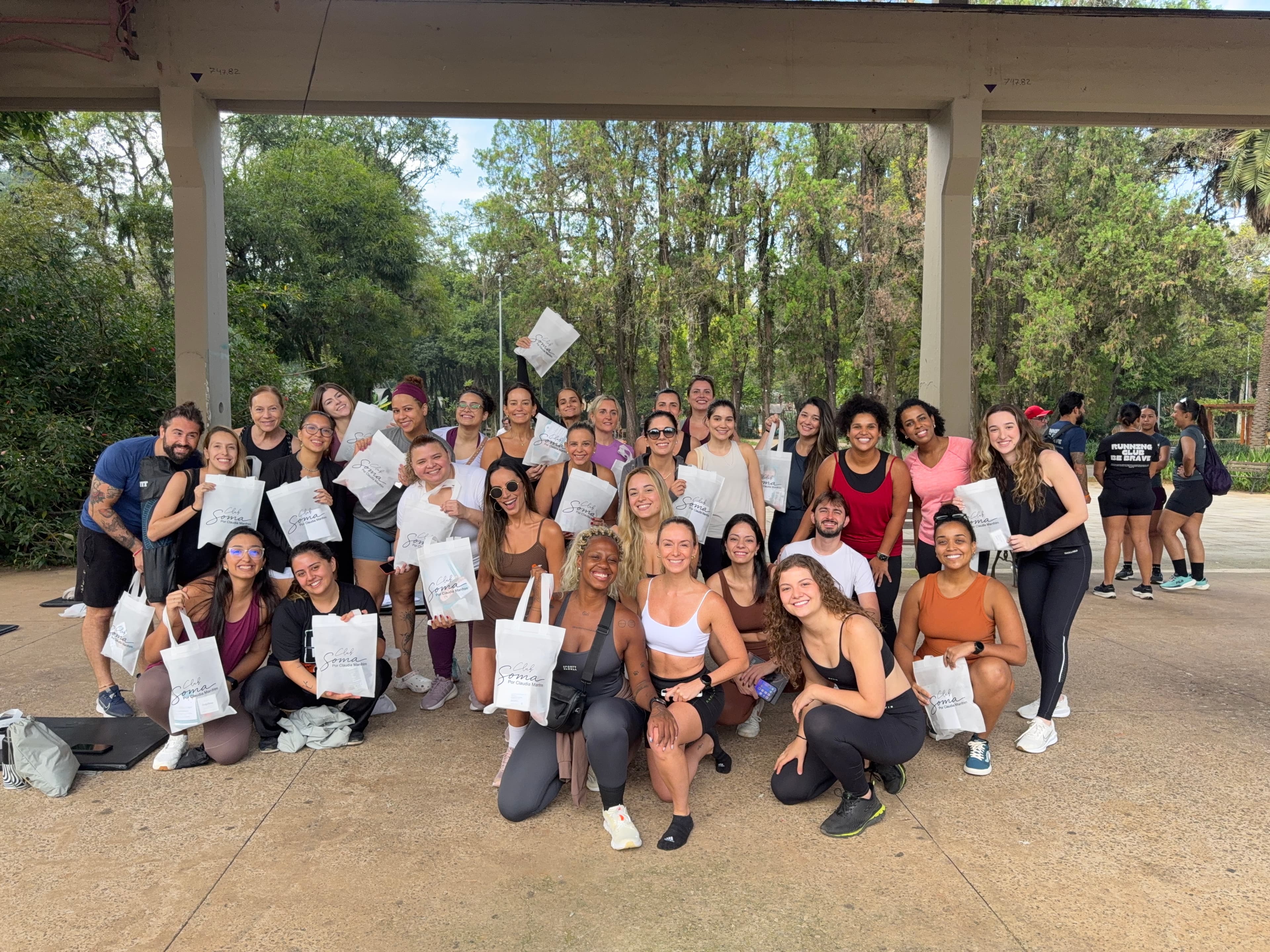 Participantes do evento presencial SOMA