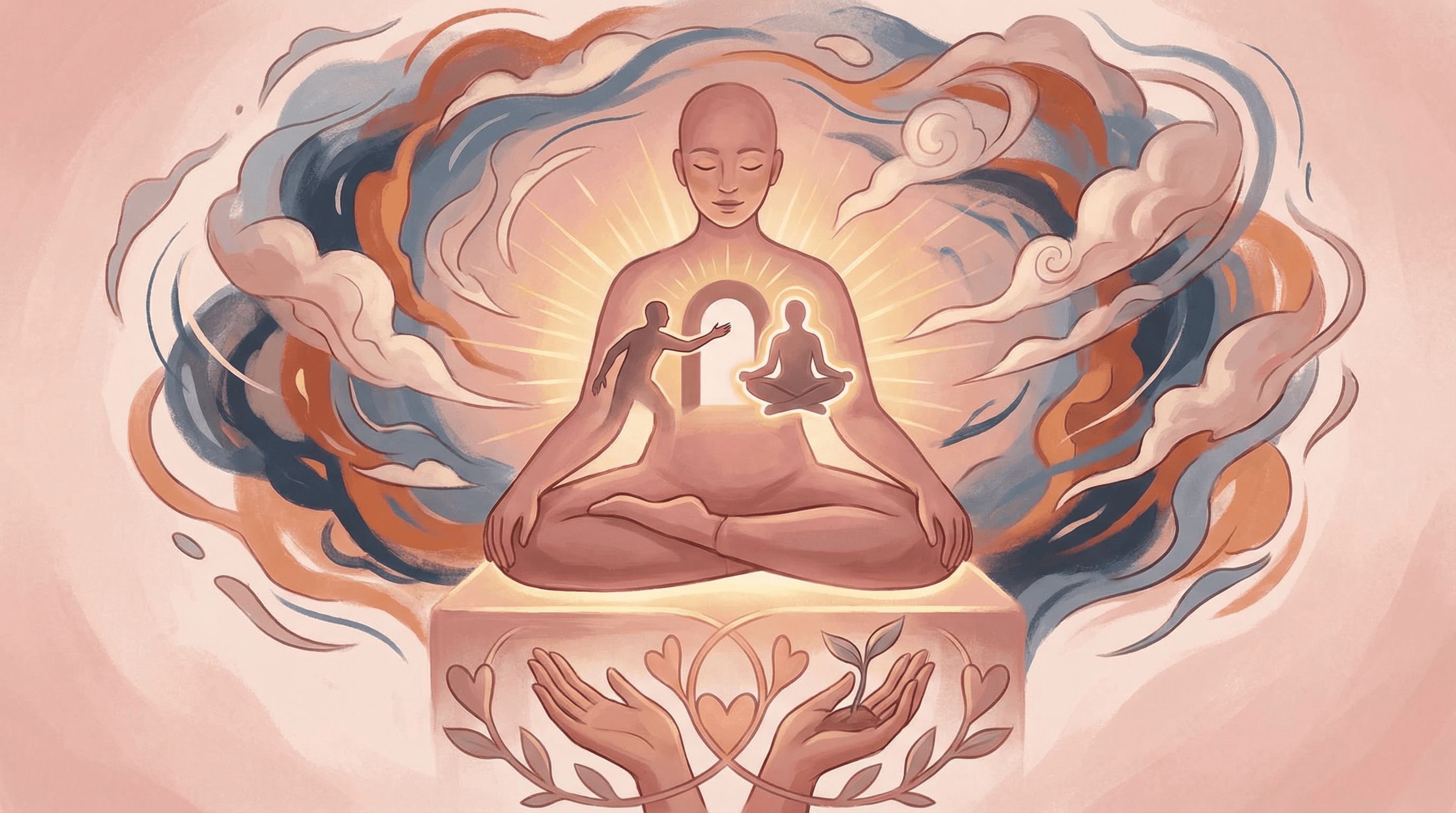 Aceitação pacífica: encontrar paz interior no meio da turbulência