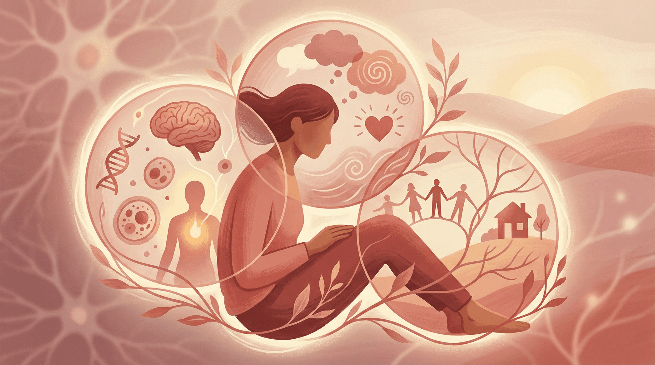 Modelo biopsicossocial: as três dimensões interconectadas do ser humano